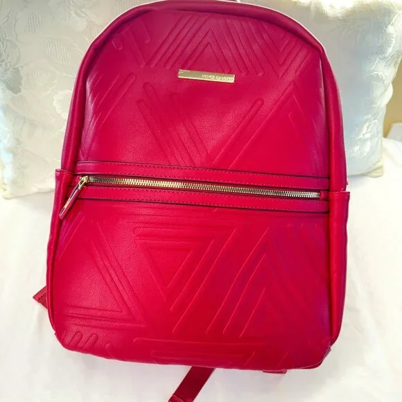 Vince Camuto Pink Leather Backpack Vince Camuto Devon Chevron Backpack | Nordstromrack main image 4